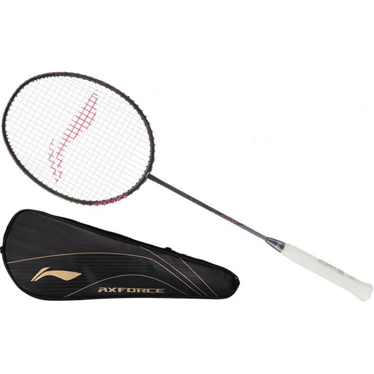 Shop Li-Ning Thunder 80 Carbon Fiber Badminton Racket Black Gold - Lightweight & Pro AYPT271-4
