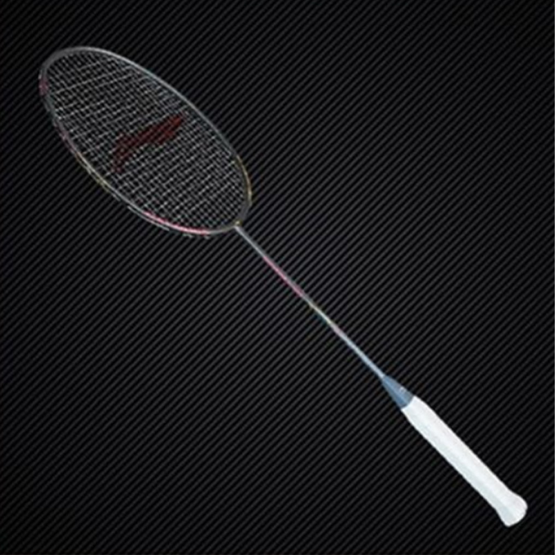 Cheap Li-Ning Thunder 80 Carbon Fiber Badminton Racket Black Gold - Lightweight & Pro AYPT271-4