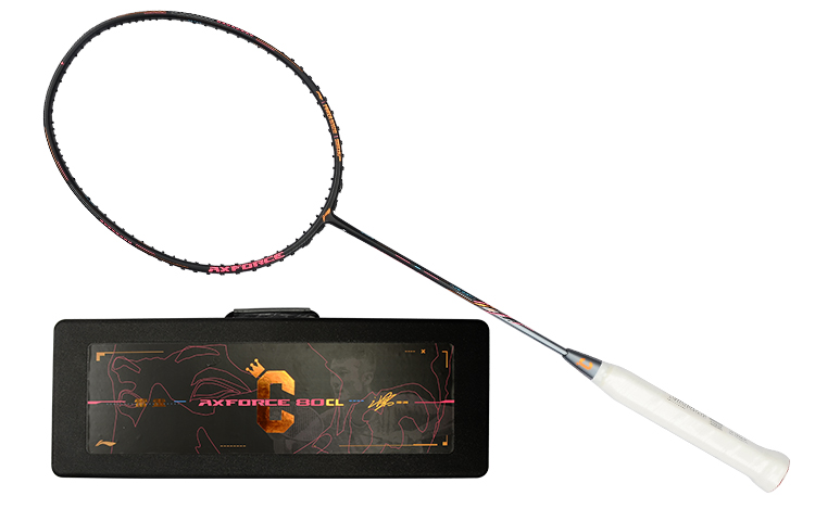 Li-Ning Thunder 80 Series Full Carbon Badminton Racket Gift Set - Black Gold AYPR248-1000