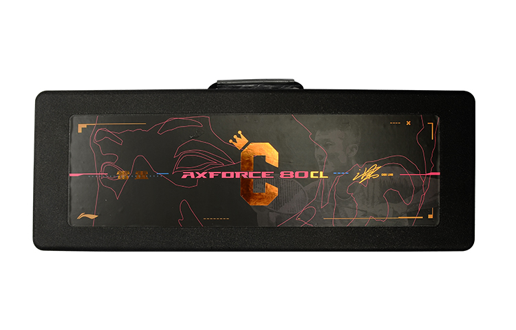 Details for Li-Ning Thunder 80 Series Full Carbon Badminton Racket Gift Set - Black Gold AYPR248-1000