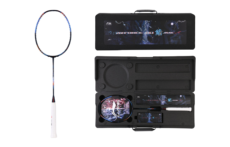 Order Li-Ning Thunder 90 Dragon MAX Carbon Badminton Racket Offensive Blue 675mm AYPS063-1