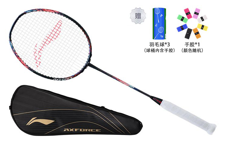 Details for Li-Ning Thunder 90 MAX Carbon Badminton Racket - Pro Offensive, Red, 675mm AYPS071-2
