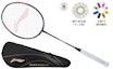 Cheap Li-Ning Thunder 90 MAX Carbon Badminton Racket - Pro Offensive, Red, 675mm AYPS071-2