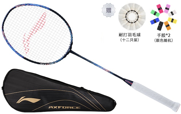 Li-Ning Thunder 90 Max Carbon Badminton Racket, Offensive Pro, Blue, 675mm AYPT239-3 4