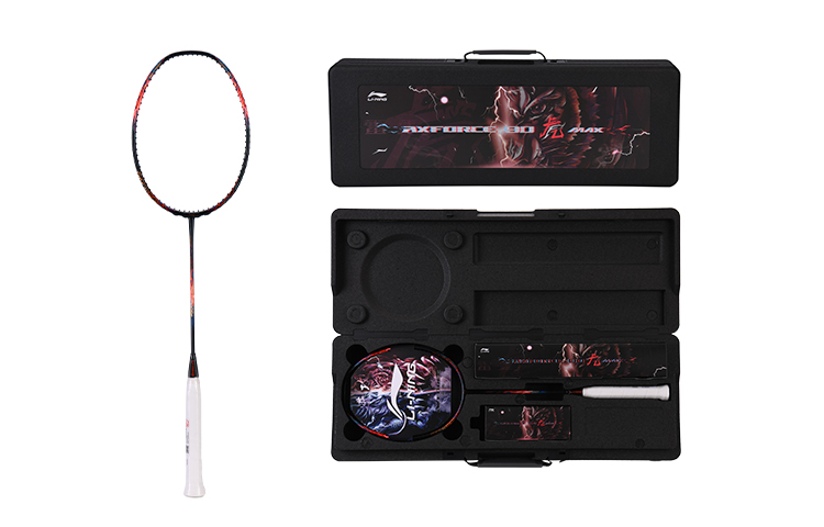 Li-Ning Thunder 90 Tiger MAX Badminton Racket Red - Lightweight, Durable, Pro-Level AYPS065-1