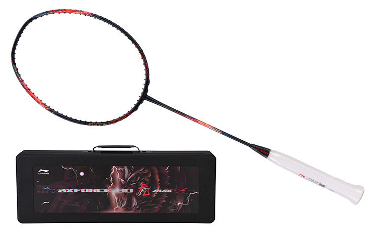 Shop Li-Ning Thunder 90 Tiger MAX Badminton Racket Red - Lightweight, Durable, Pro-Level AYPS065-1