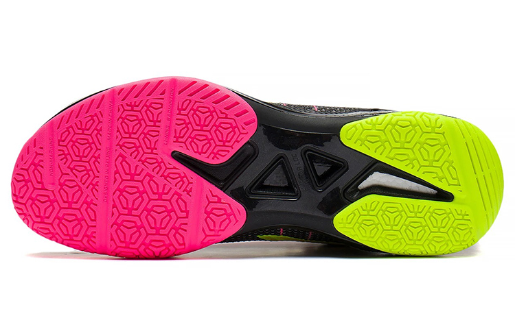 Sizing Li-Ning Thunder 'Hitam Merah Muda' Sneakers. AYAS018-4