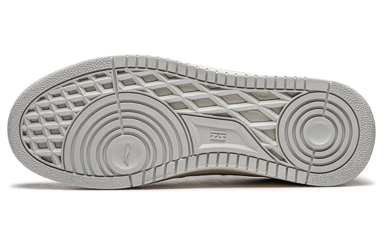 Sizing LiNing李寧 天跡 休閒百搭 防滑耐磨 低筒 板鞋 男款 灰白