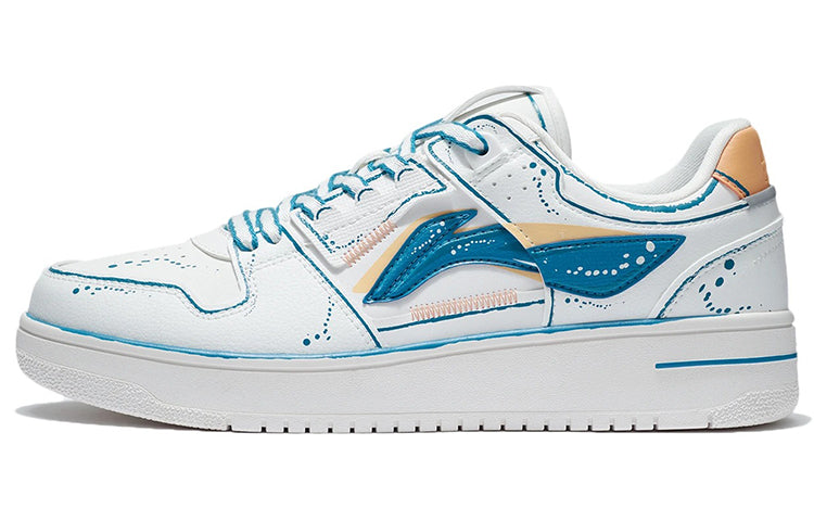 Order Li-Ning Tianji Skate Shoes 'White Blue' AGCT375-1