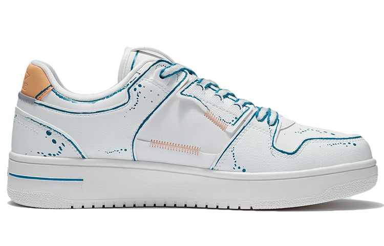 Lookbook Li-Ning Tianji Skate Shoes 'White Blue' AGCT375-1