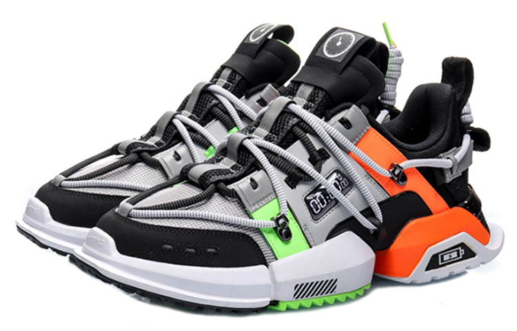 Lookbook Li-Ning Titan Semana de la Moda NY 'Negro Verde Naranja' AGLP179-1