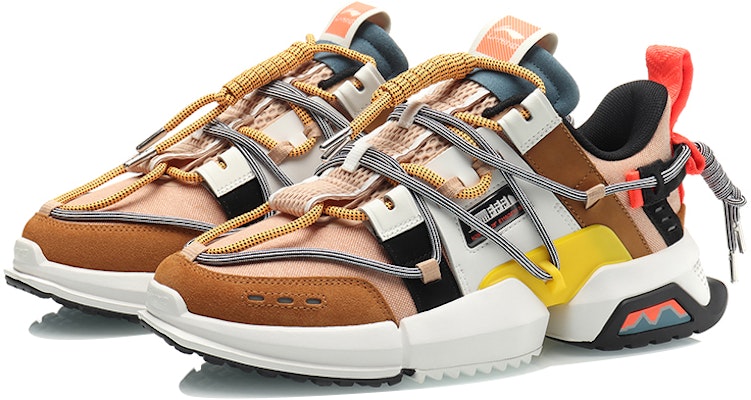 Li-Ning Titan x 2019 New York Fashion Week 'White Brown' AGLP075-1 Lookbook Li-Ning Titan x 2019 New York Fashion Week 'White Brown' AGLP075-1