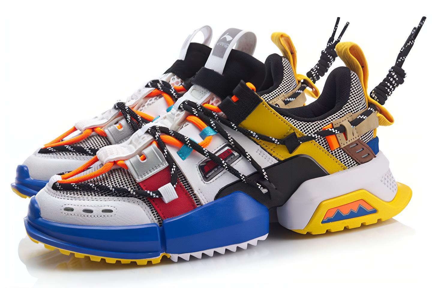 Lookbook Li-Ning Titan x 2019 Minggu Fesyen New York 'Kuning Biru' AGLP075-2