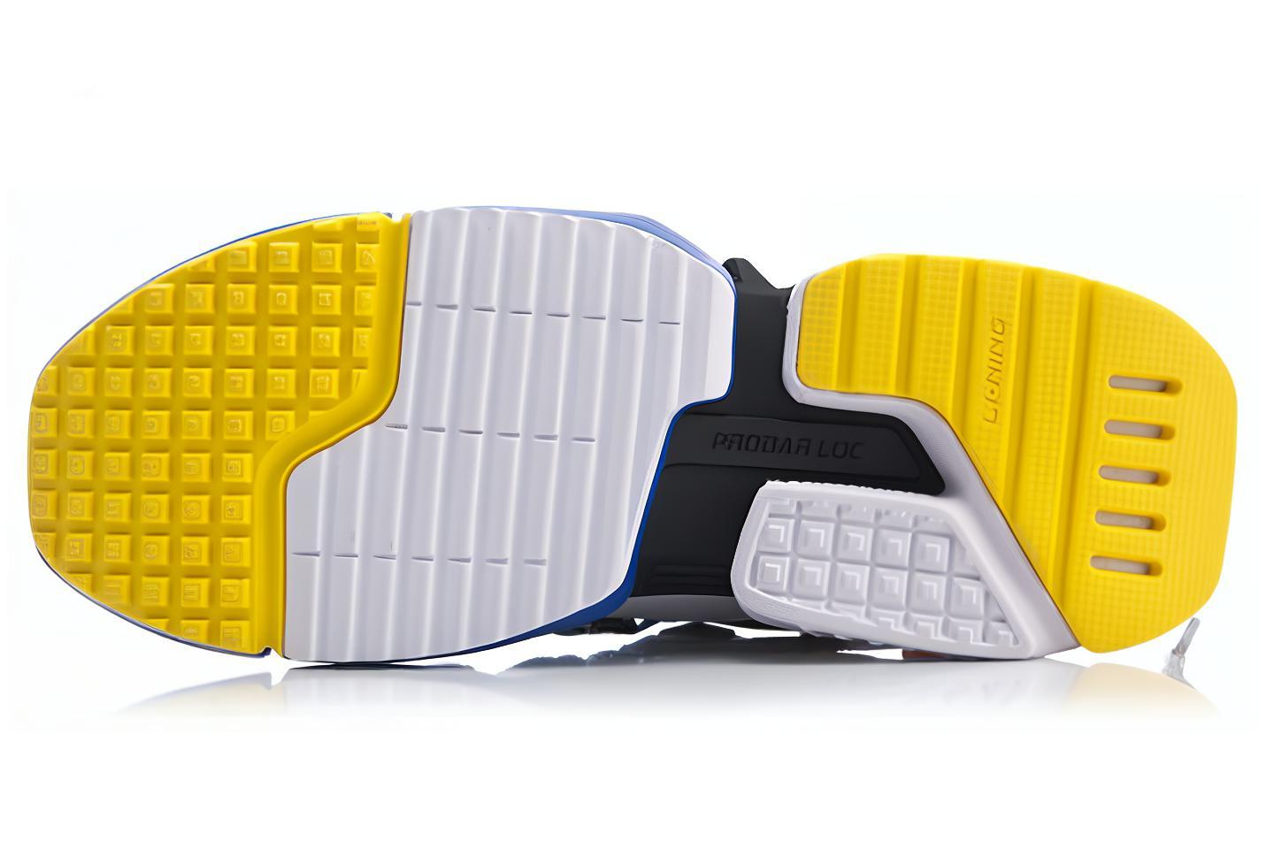 Shop Li-Ning Titan x 2019 Minggu Fesyen New York 'Kuning Biru' AGLP075-2