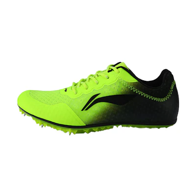 Li-Ning Track Spikes 'Fluorescent Green Black'