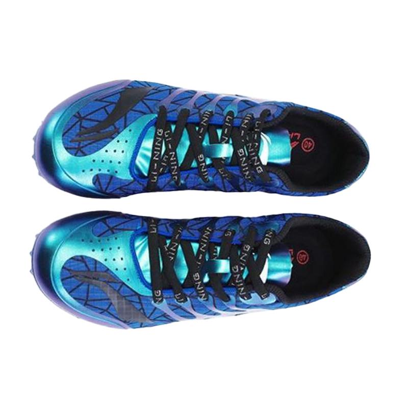 Lookbook Li-Ning Sepatu Paku Lari Rendah 'Sky Blue' LJJP020-2