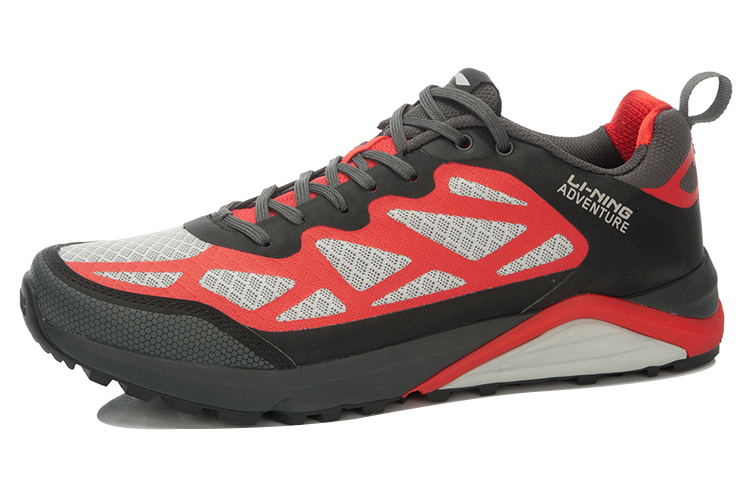 Order Li-Ning Trail Running Low ''Zwart Grijs Rood'' AEEL001-1