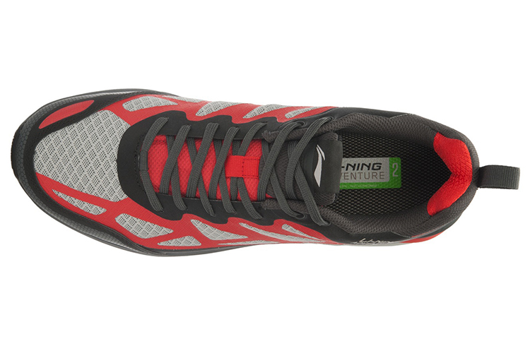 Lookbook Li-Ning Trail Running Low ''Zwart Grijs Rood'' AEEL001-1