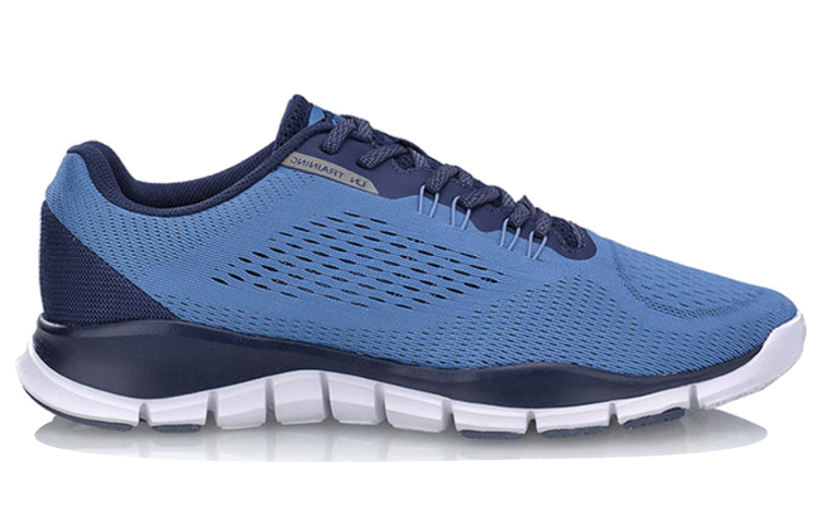 Order LiNing李寧 舒適防滑靈活訓練 低筒跑步鞋 藍