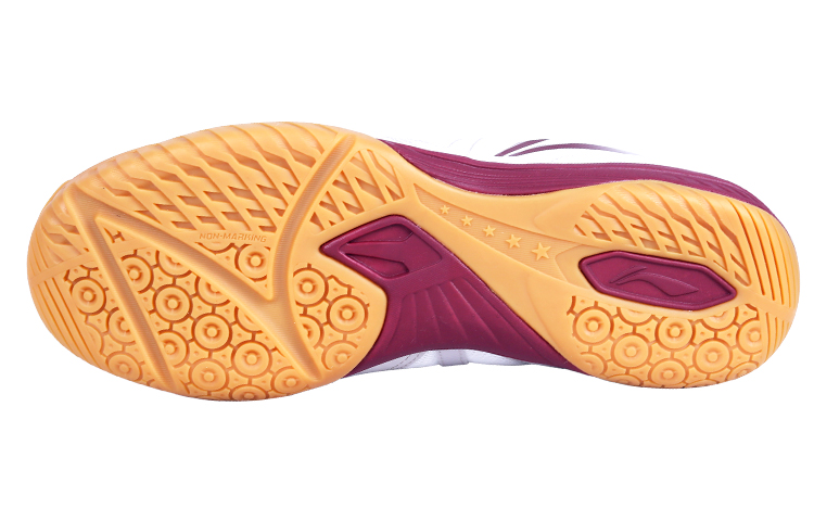 Shop LiNing李寧 舒適百搭 減震防滑耐磨 低筒 訓練鞋 男女同款 灰深紅