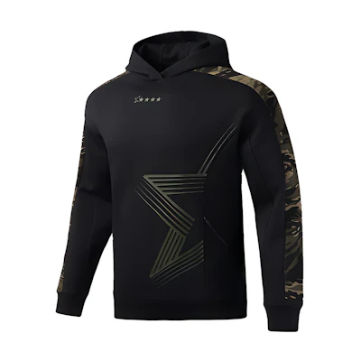 Li-Ning Training Pullover Hoodie - Black AWDPD65-1