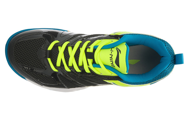 Lookbook Li-Ning Training Running Shoe 'Black Green Blue' AYTL001-4