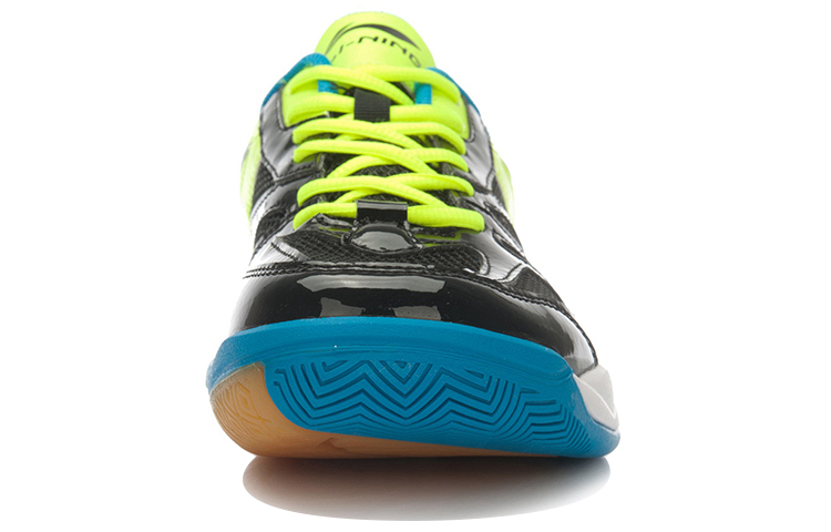 Shop Li-Ning Training Running Shoe 'Black Green Blue' AYTL001-4