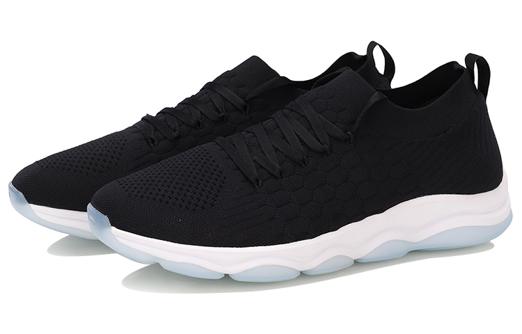 Lookbook Sepatu Lari Pelatihan Li-Ning 'Hitam Putih' AFJN023-3