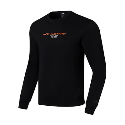 Li-Ning Training Series Black Casual Sports Sweatshirt AWDSF87-4