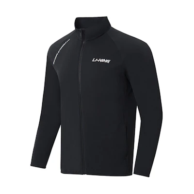 Li-Ning Training Series Black High-Collar Loose Sports Jacket AWDS591-4