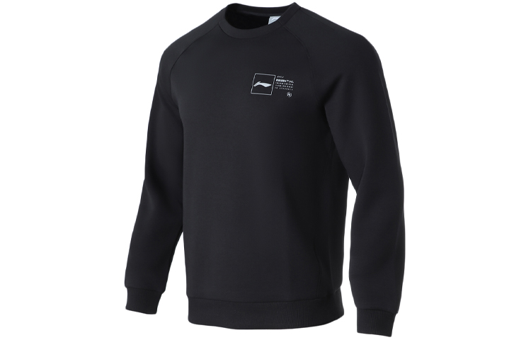 Li-Ning Training Series Casual Crewneck Pullover Sweatshirt Black () AWDQ671-1
