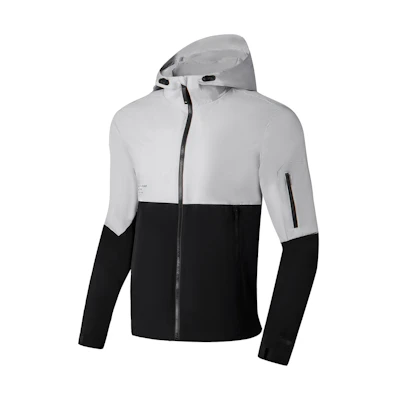 Li-Ning Training Series Colorblock Hooded Zip Windbreaker Mech Grey AFDSD17-5