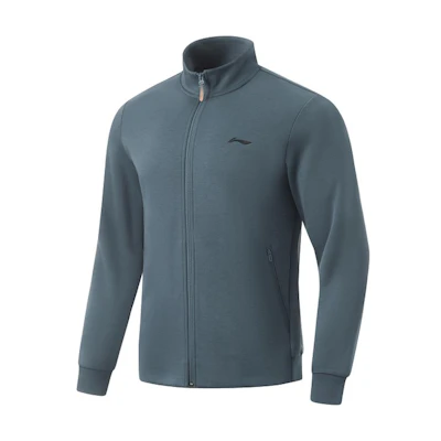 Li-Ning Training Series Comfy Casual Stand Collar Jacket - Blue AWDU173-4