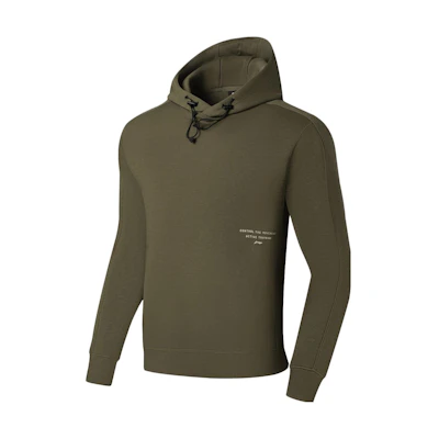Li-Ning Training Series Hoodie Deep Olive Green Unisex AWDSF89-1