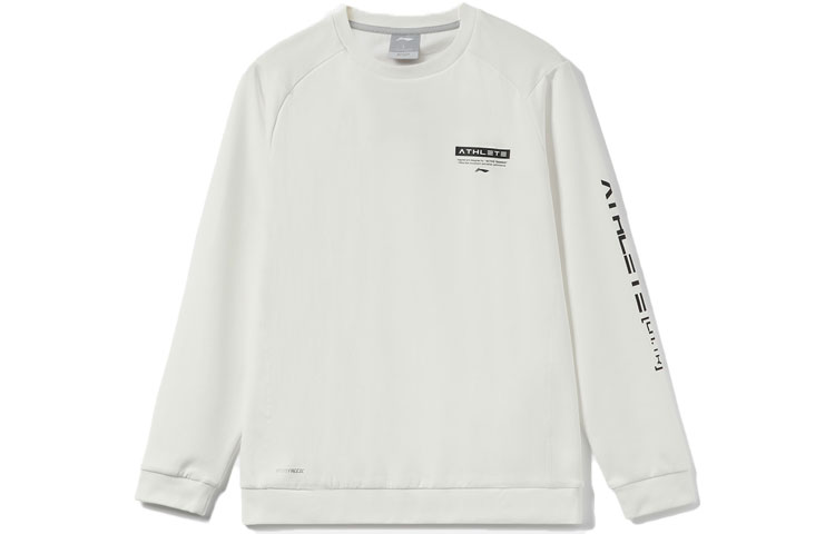 Li-Ning Training Series Ice-Feel Printed Pullover Hoodie - Off-White AWDR311-3