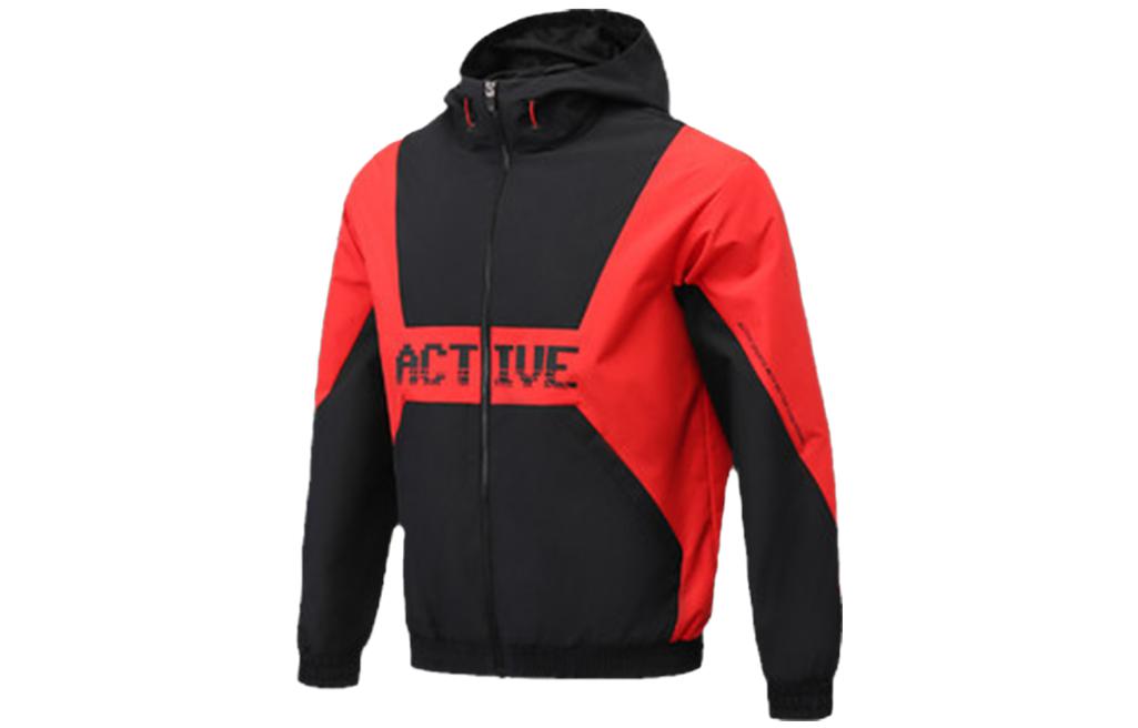 Li-Ning Training Series Letter Logo Printed Hooded Jacket AFDR035-5