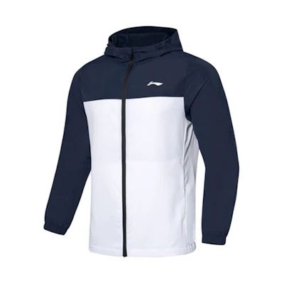 Li-Ning Training Series Logo Colorblock Hoodie Jacket - White AFDQ203-1