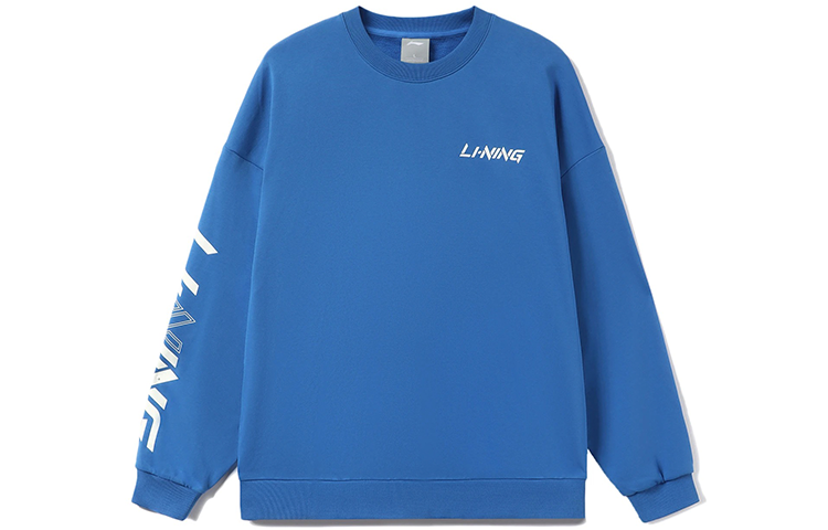 Li-Ning Training Series Logo Crewneck Sweatshirt Nebula Blue AWDRB77-2