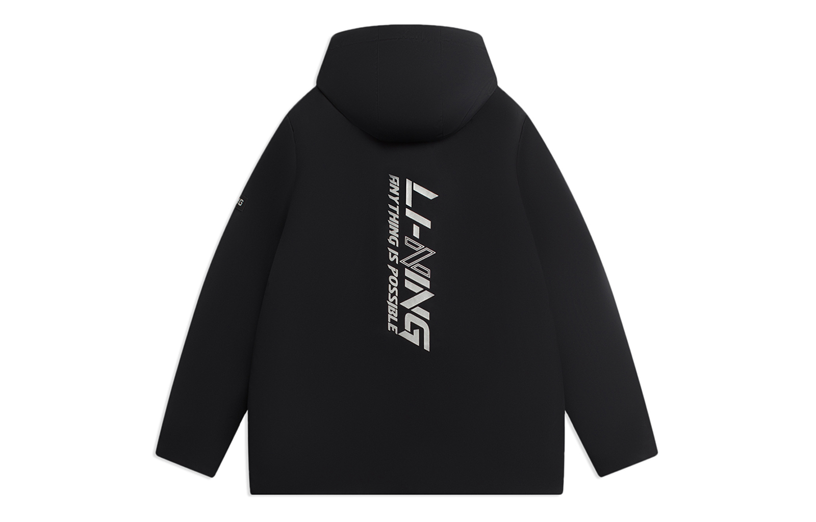 Lookbook 李寧多口袋可拆連帽羽絨外套 黑色 男款 冬季訓練系列 AYMS311-3