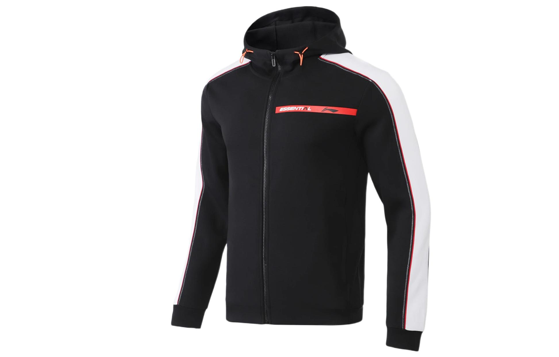 Li-Ning Training Series Side Zip Pullover Men’s Black Sweater AWDR009-1