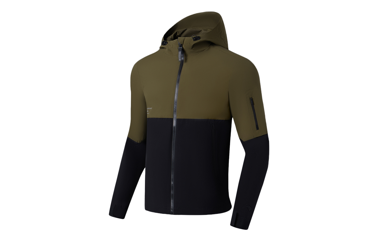 Li-Ning Training Series Solid Color Zip-Up Hooded Jacket AFDSD17-1