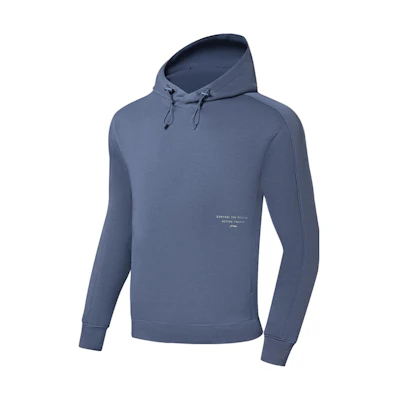 Li-Ning Training Series Unisex Antibacterial Hoodie - Light Blue AWDSF89-3