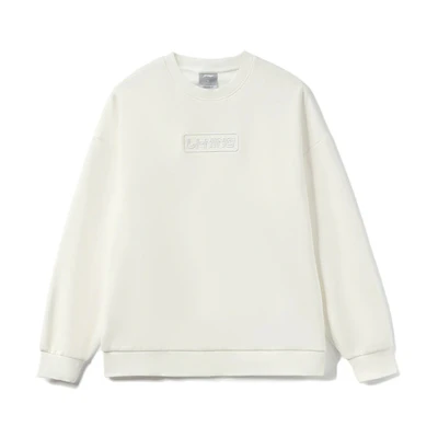 Li-Ning Training Series Unisex Fleece Pullover Sweatshirt White AWDRB76-6