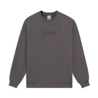 Li-Ning Training Series Unisex Pullover Sweatshirt - Vine Brown AWDRB76-10