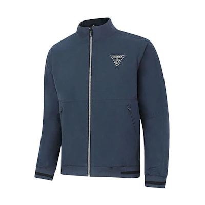Li-Ning Training Series Water-Resistant Logo Jacket Outer Space Blue AJDT703-2