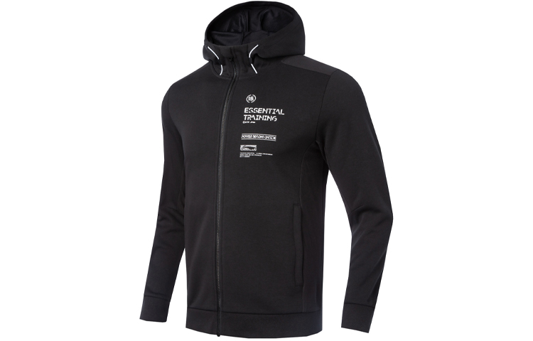 Li-Ning Training Series Zip Hoodie Jacket in New Standard Black AWDQ469-1