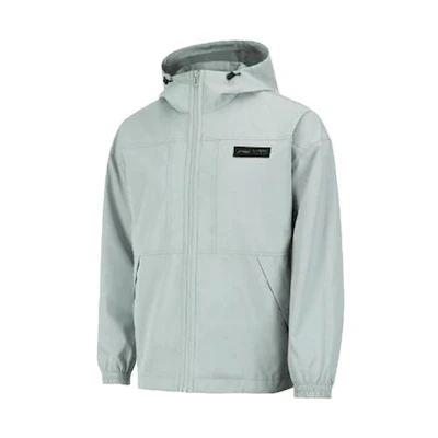 Li-Ning Training Series Zip Hoodie Jacket in Solid Brick Gray AFDR399-5
