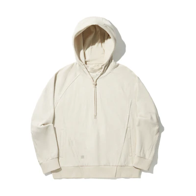 Li-Ning Treasure Loose Fit Pullover Hoodie Men’s Oatmeal Gray AWDUB13-3