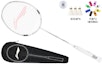 Order Li-Ning Turbocharging 7D Badminton Racket White - Lightweight, Durable, Offensive AYPQ018-1