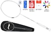 Sizing Li-Ning Turbocharging 7D Badminton Racket White - Lightweight, Durable, Offensive AYPQ018-1